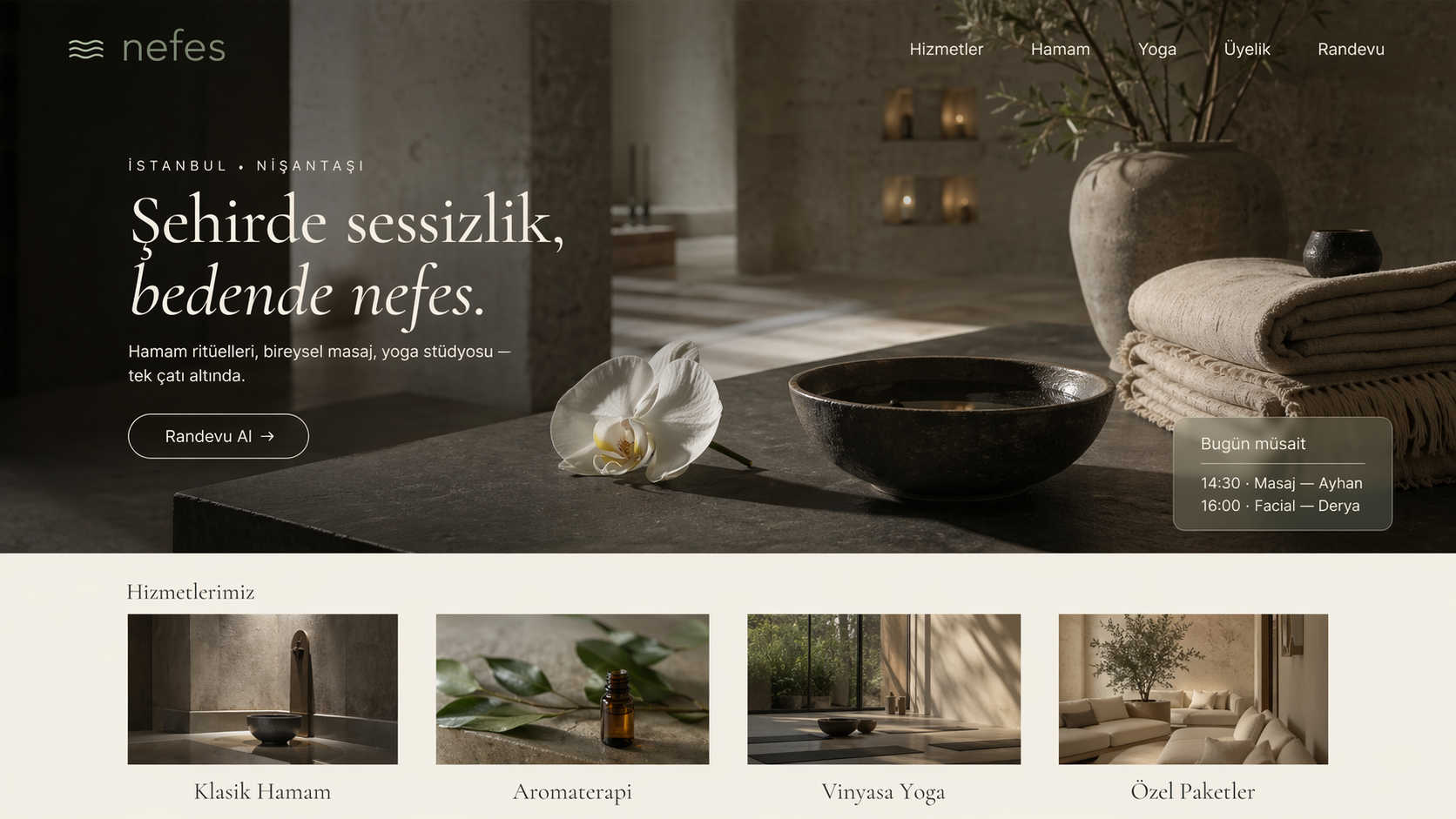 Nefes Wellness ana görsel
